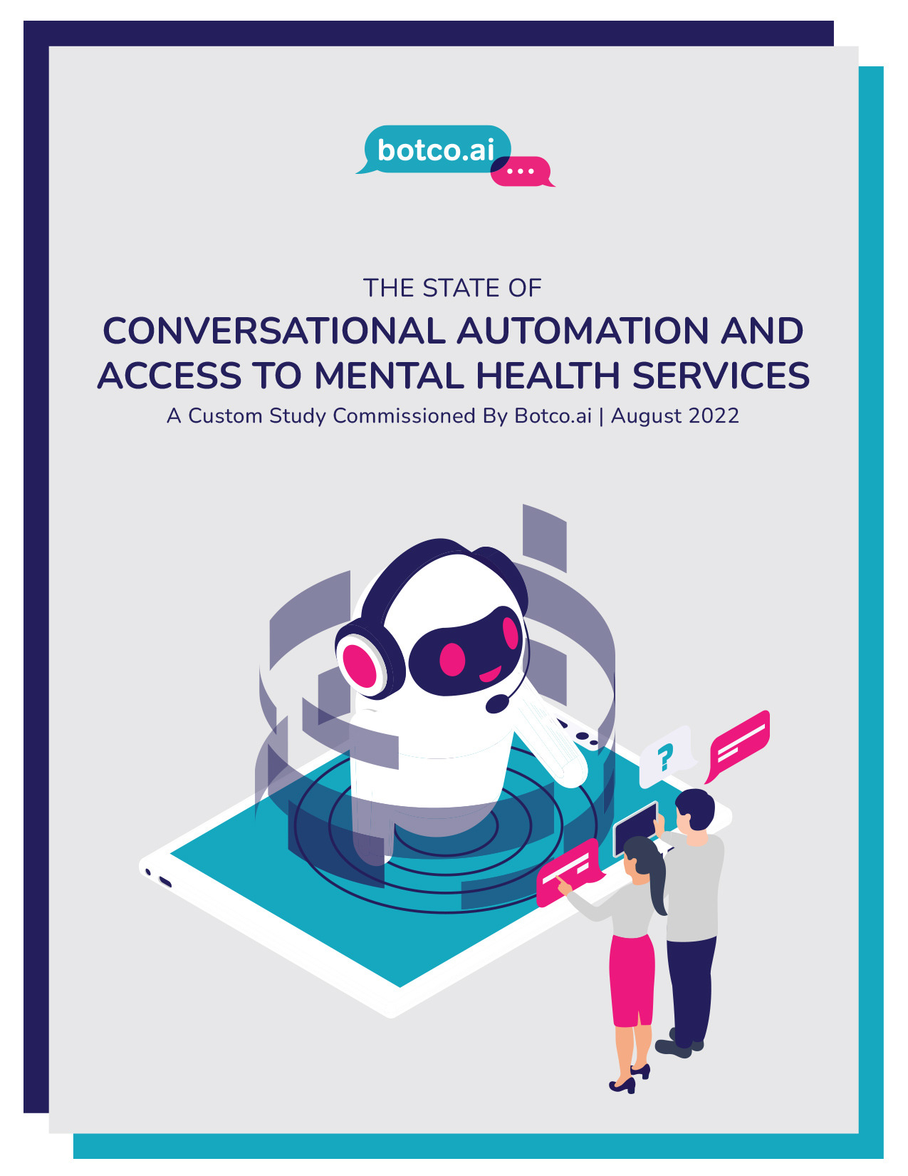 The State of Conversational Automation and Access to Mental Health Services