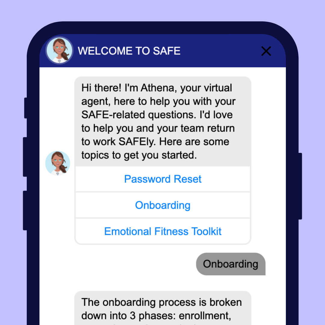 SAFE virtual agent - Strategic Action For Employers